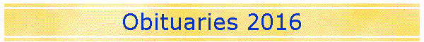 Obituaries 2016